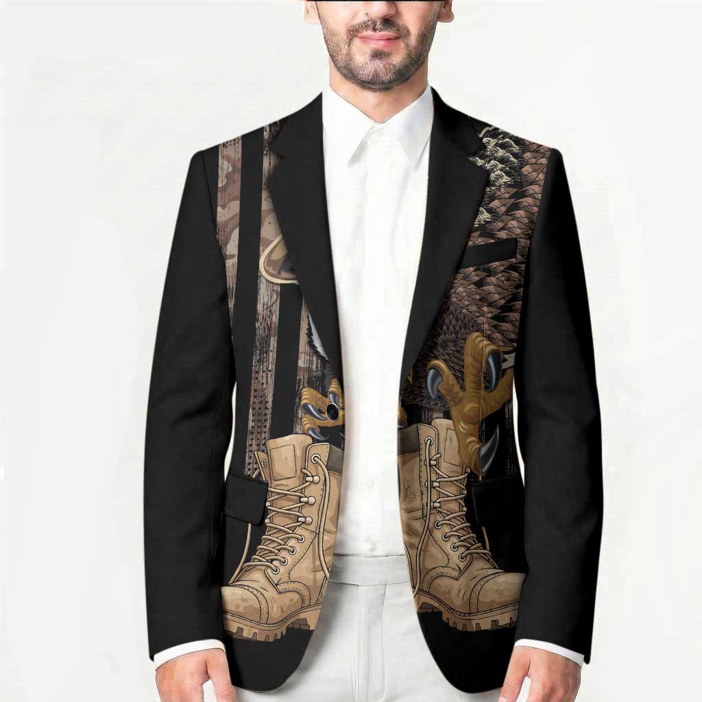 US Memorial Day Blazer Land Of The Free Patriotic American Flag Vintage