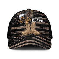 US Memorial Day Classic Cap Land Of The Free Patriotic American Flag Vintage