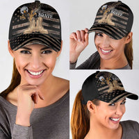 US Memorial Day Classic Cap Land Of The Free Patriotic American Flag Vintage