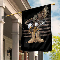 US Memorial Day Garden Flag Land Of The Free Patriotic American Flag Vintage
