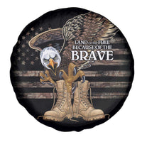 US Memorial Day Spare Tire Cover Land Of The Free Patriotic American Flag Vintage