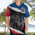 Icelandic Horse Hawaiian Shirt Icelandic Coat of Arm - Black - Wonder Print Shop