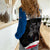 Icelandic Horse Women Casual Shirt Icelandic Coat of Arm - Black - Wonder Print Shop