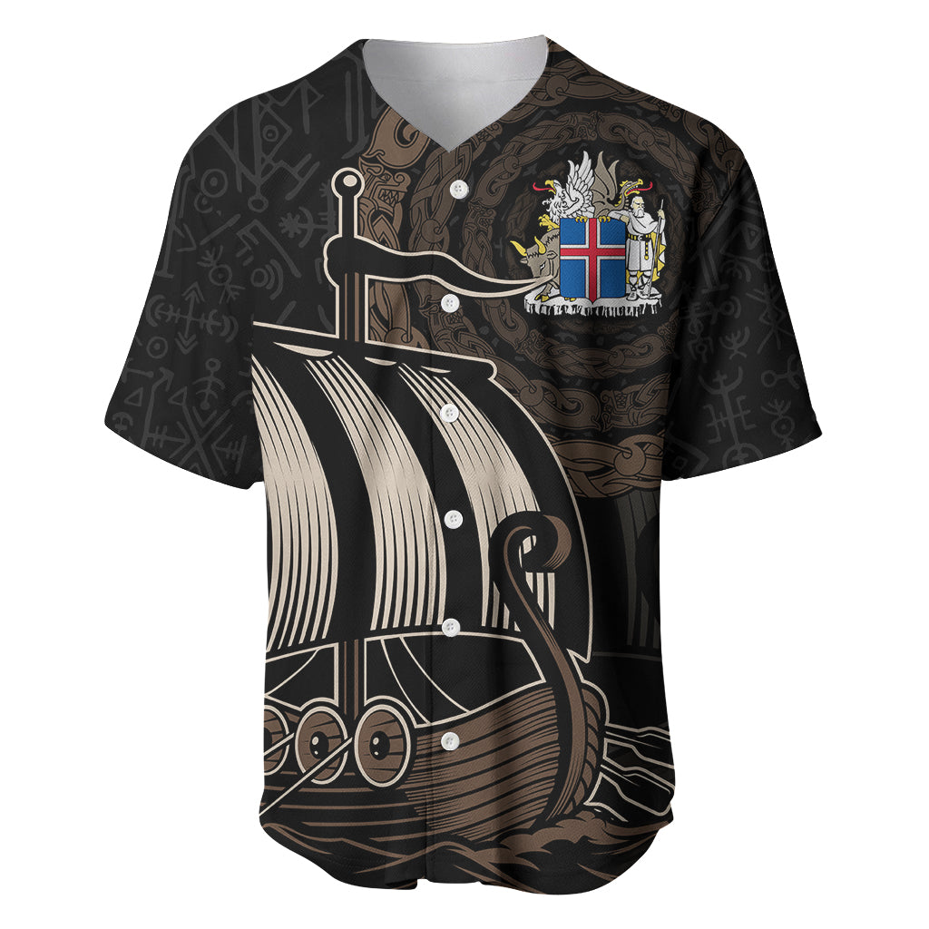 personalised-viking-iceland-baseball-jersey-norman-ship-with-coat-of-arms-crossing-the-sea