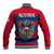 Austria Baseball Jacket Austrian Coat Of Arms Minimalist Red Style LT9 - Wonder Print Shop