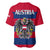 Austria Baseball Jersey Austrian Coat Of Arms Minimalist Red Style LT9 - Wonder Print Shop