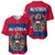 Austria Baseball Jersey Austrian Coat Of Arms Minimalist Red Style LT9 - Wonder Print Shop