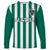 (Custom Text And Number) Austria Long Sleeve Shirt Austrian Coat Of Arms Minimalist Green Style No1 - Wonder Print Shop