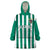 (Custom Text And Number) Austria Wearable Blanket Hoodie Austrian Coat Of Arms Minimalist Green Style No1 - Wonder Print Shop