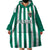 (Custom Text And Number) Austria Wearable Blanket Hoodie Austrian Coat Of Arms Minimalist Green Style No1 - Wonder Print Shop