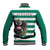 Austria Baseball Jacket Austrian Coat Of Arms Minimalist Green Style No2 LT9 - Wonder Print Shop