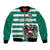 (Custom Text And Number) Austria Bomber Jacket Austrian Coat Of Arms Minimalist Green Style No2 LT9 - Wonder Print Shop