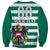 (Custom Text And Number) Austria Sweatshirt Austrian Coat Of Arms Minimalist Green Style No2 - Wonder Print Shop