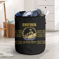 Eritrea Martyrs Day June 20 Laundry Basket Never Forgotten Proud Eritrean Heritage Black Version