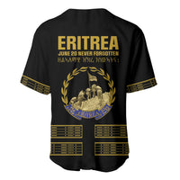 Eritrea Martyrs Day June 20 Baseball Jersey Never Forgotten Proud Eritrean Heritage Black Version