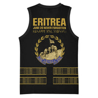 Eritrea Martyrs Day June 20 Basketball Jersey Never Forgotten Proud Eritrean Heritage Black Version
