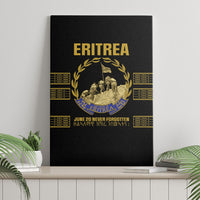 Eritrea Martyrs Day June 20 Canvas Wall Art Never Forgotten Proud Eritrean Heritage Black Version