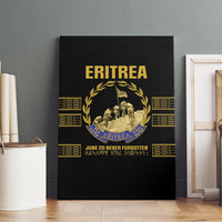 Eritrea Martyrs Day June 20 Canvas Wall Art Never Forgotten Proud Eritrean Heritage Black Version