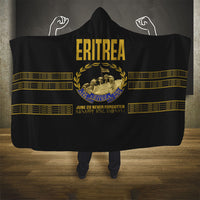 Eritrea Martyrs Day June 20 Hooded Blanket Never Forgotten Proud Eritrean Heritage Black Version