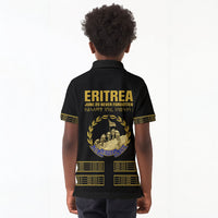 Eritrea Martyrs Day June 20 Kid Polo Shirt Never Forgotten Proud Eritrean Heritage Black Version