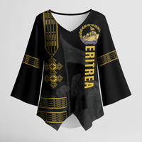 Eritrea Martyrs Day June 20 Kimono Sleeve Blouse Never Forgotten Proud Eritrean Heritage Black Version
