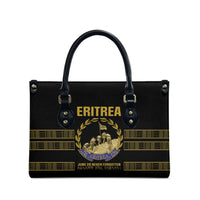 Eritrea Martyrs Day June 20 Leather Bag Never Forgotten Proud Eritrean Heritage Black Version