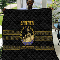 Eritrea Martyrs Day June 20 Quilt Never Forgotten Proud Eritrean Heritage Black Version