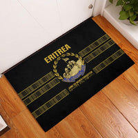 Eritrea Martyrs Day June 20 Rubber Doormat Never Forgotten Proud Eritrean Heritage Black Version