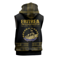 Eritrea Martyrs Day June 20 Sleeveless Hoodie Never Forgotten Proud Eritrean Heritage Black Version