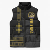 Eritrea Martyrs Day June 20 Sleeveless Puffer Jacket Never Forgotten Proud Eritrean Heritage Black Version