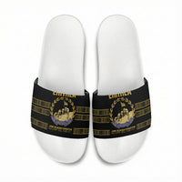 Eritrea Martyrs Day June 20 Slide Sandals Never Forgotten Proud Eritrean Heritage Black Version