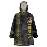Eritrea Martyrs Day June 20 Wearable Blanket Hoodie Never Forgotten Proud Eritrean Heritage Black Version