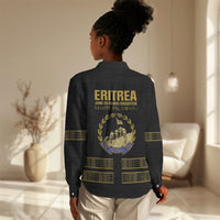 Eritrea Martyrs Day June 20 Women Casual Shirt Never Forgotten Proud Eritrean Heritage Black Version