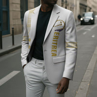 Eritrea Martyrs Day June 20 Blazer Never Forgotten Proud Eritrean Heritage White Version