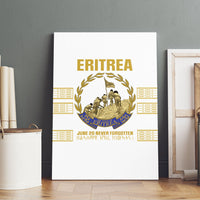 Eritrea Martyrs Day June 20 Canvas Wall Art Never Forgotten Proud Eritrean Heritage White Version