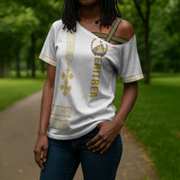 Eritrea Martyrs Day June 20 Cross Shoulder Shirt Never Forgotten Proud Eritrean Heritage White Version