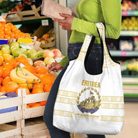 Eritrea Martyrs Day June 20 Grocery Bag Never Forgotten Proud Eritrean Heritage White Version