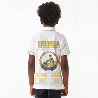 Eritrea Martyrs Day June 20 Kid Polo Shirt Never Forgotten Proud Eritrean Heritage White Version