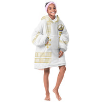 Eritrea Martyrs Day June 20 Kid Wearable Blanket Hoodie Never Forgotten Proud Eritrean Heritage White Version