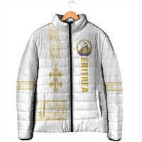 Eritrea Martyrs Day June 20 Padded Jacket Never Forgotten Proud Eritrean Heritage White Version