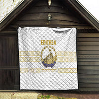 Eritrea Martyrs Day June 20 Quilt Never Forgotten Proud Eritrean Heritage White Version