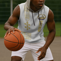 Eritrea Martyrs Day June 20 Sleeveless Hoodie Never Forgotten Proud Eritrean Heritage White Version