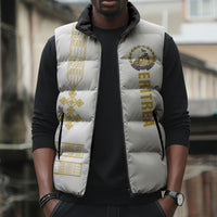 Eritrea Martyrs Day June 20 Sleeveless Puffer Jacket Never Forgotten Proud Eritrean Heritage White Version