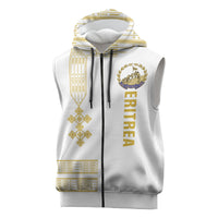 Eritrea Martyrs Day June 20 Sleeveless Zip Hoodie Never Forgotten Proud Eritrean Heritage White Version