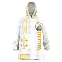 Eritrea Martyrs Day June 20 Wearable Blanket Hoodie Never Forgotten Proud Eritrean Heritage White Version
