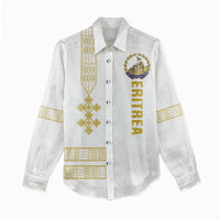 Eritrea Martyrs Day June 20 Women Casual Shirt Never Forgotten Proud Eritrean Heritage White Version