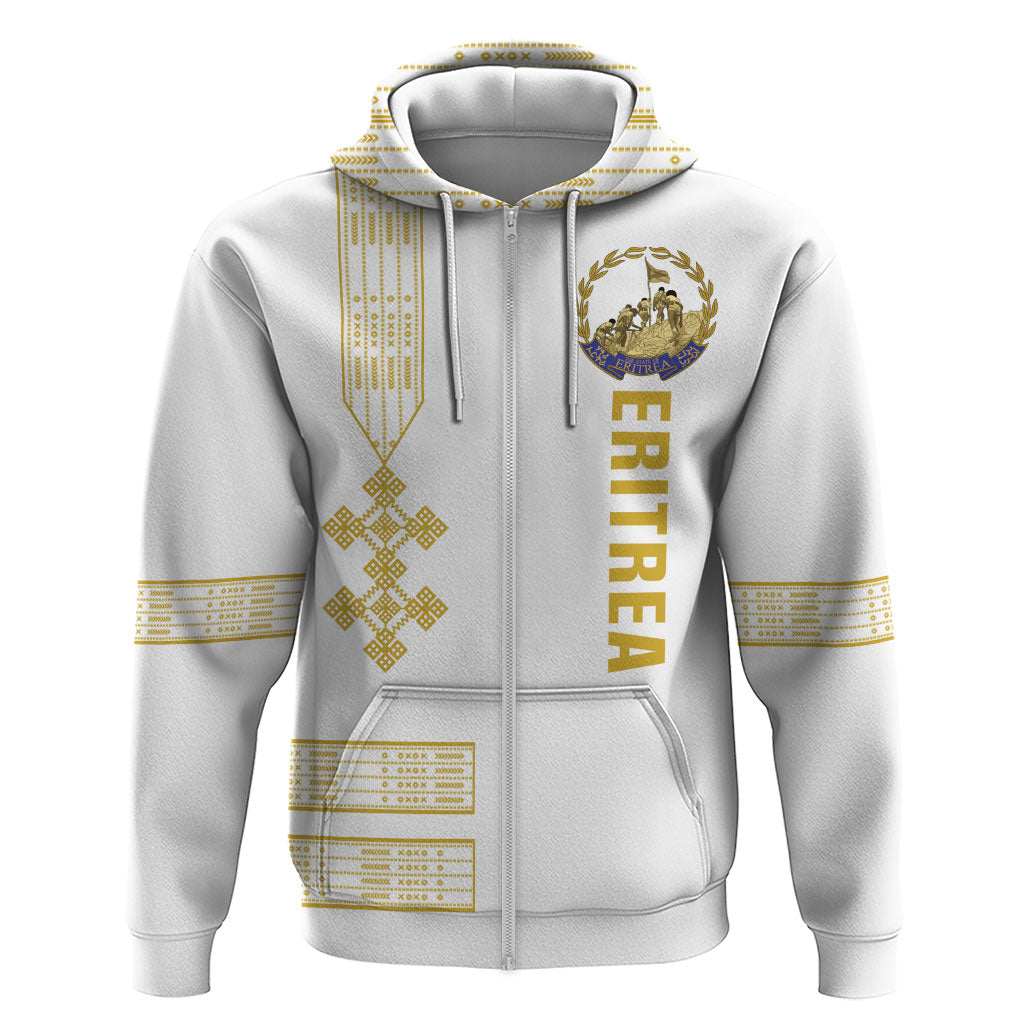 Eritrea Martyrs Day June 20 Zip Hoodie Never Forgotten Proud Eritrean Heritage White Version