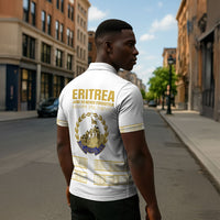 Eritrea Martyrs Day June 20 Zipper Polo Shirt Never Forgotten Proud Eritrean Heritage White Version