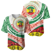 Ethiopia In My Blood Baseball Jersey Lion Of Judah In My Heart