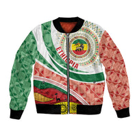 Ethiopia In My Blood Bomber Jacket Lion Of Judah In My Heart